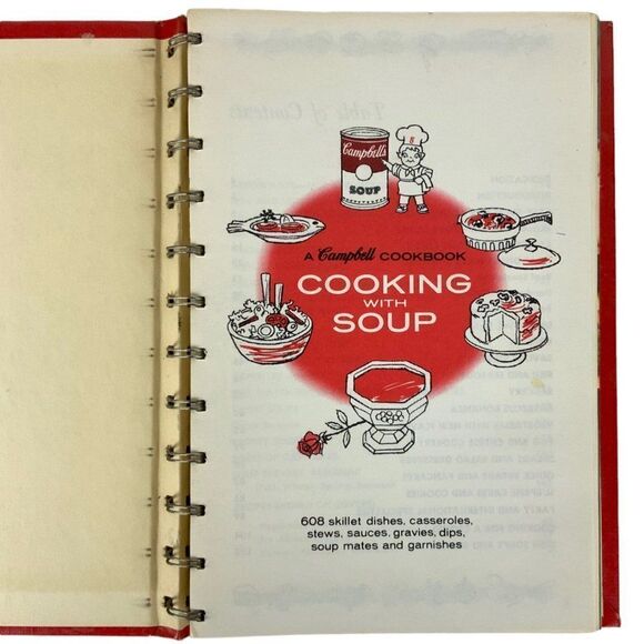 A Campbell Cookbook Cooking with Soup Recipe Book by Carolyn Campbell 1960s - Picture 3 of 12